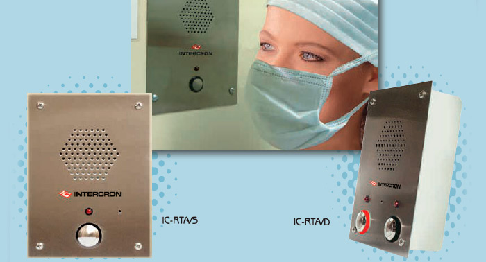 Laboratory and Operating Rooms intercom systems 